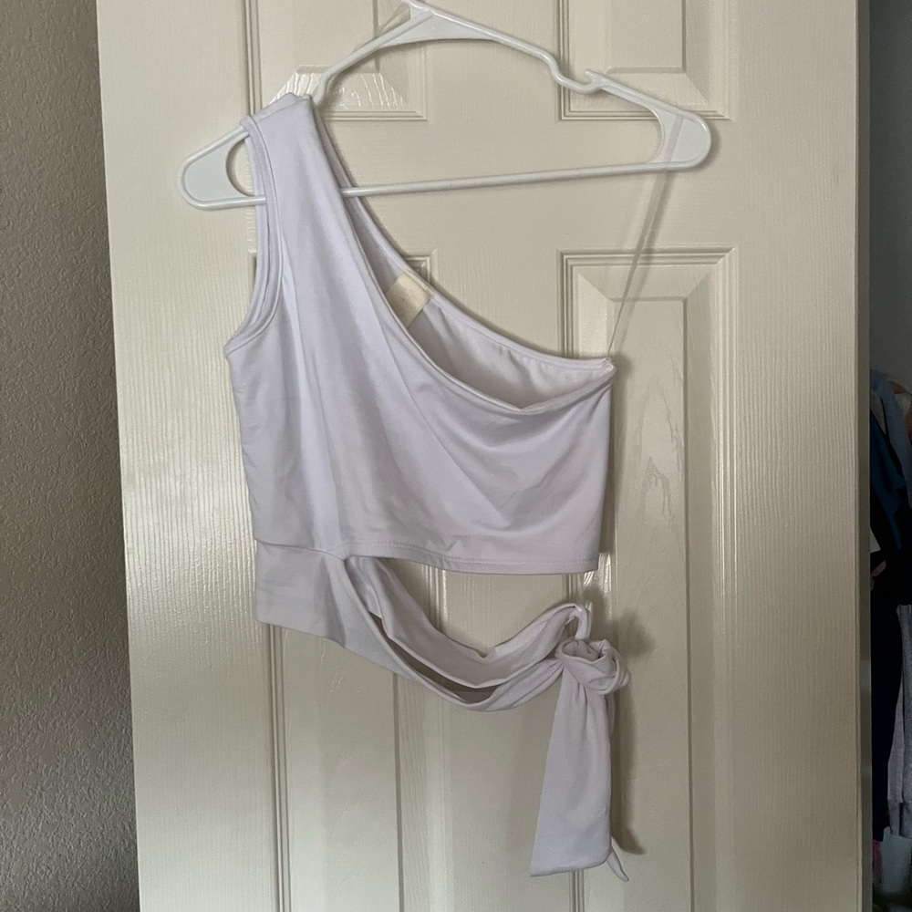 Off the shoulder crop top